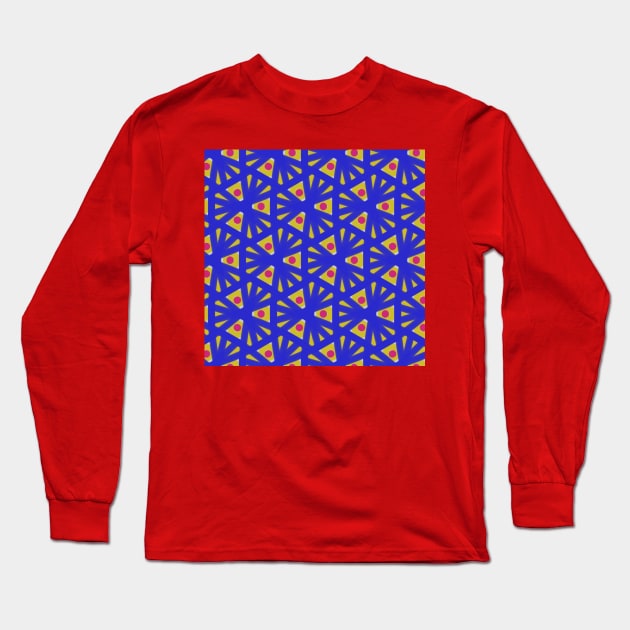 African Blue Long Sleeve T-Shirt by fabqa